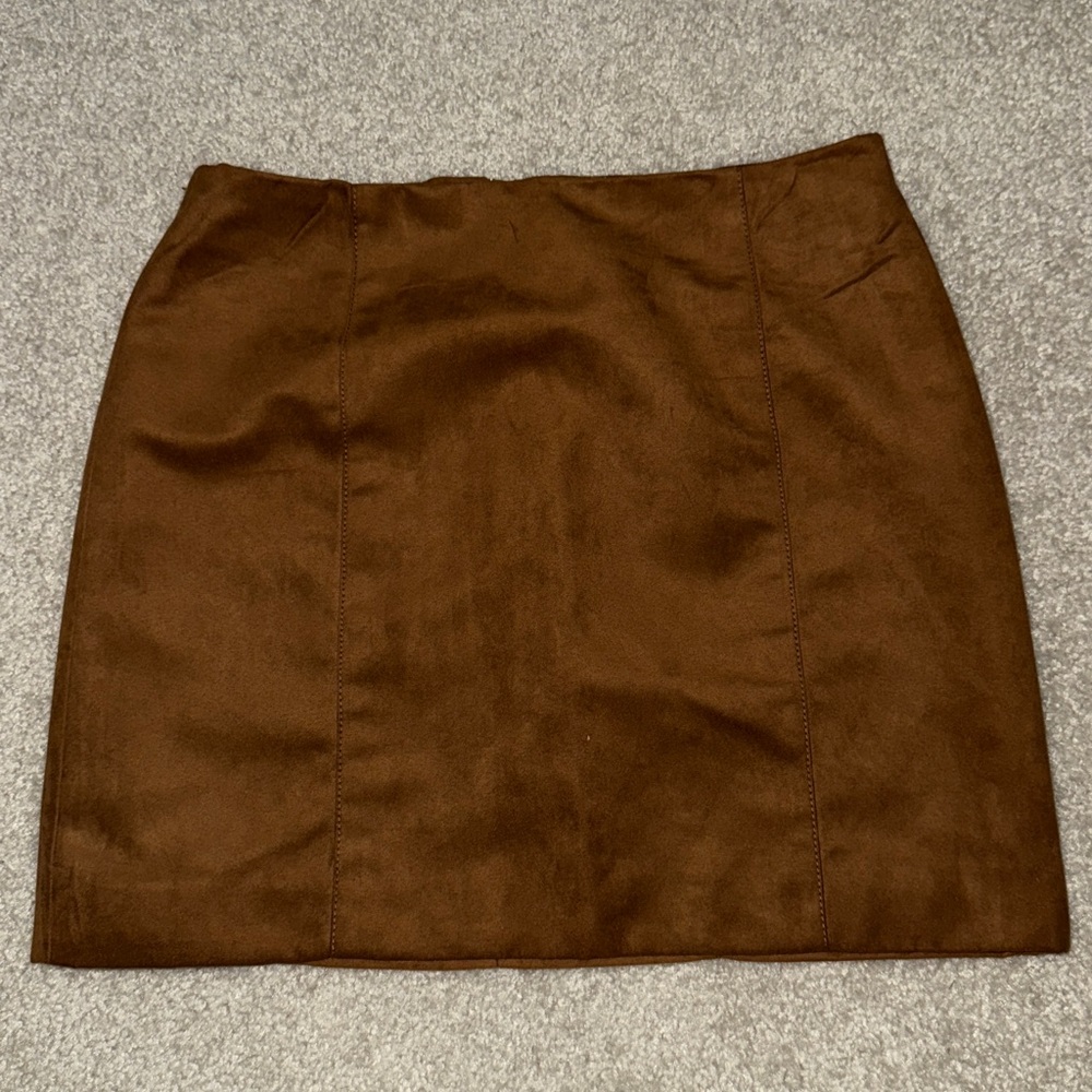 H&M Vegan Suede Mini skirt